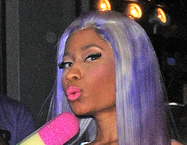 10 Purple Reign From Nicki Minaj S Top 10 Hair Moments E News